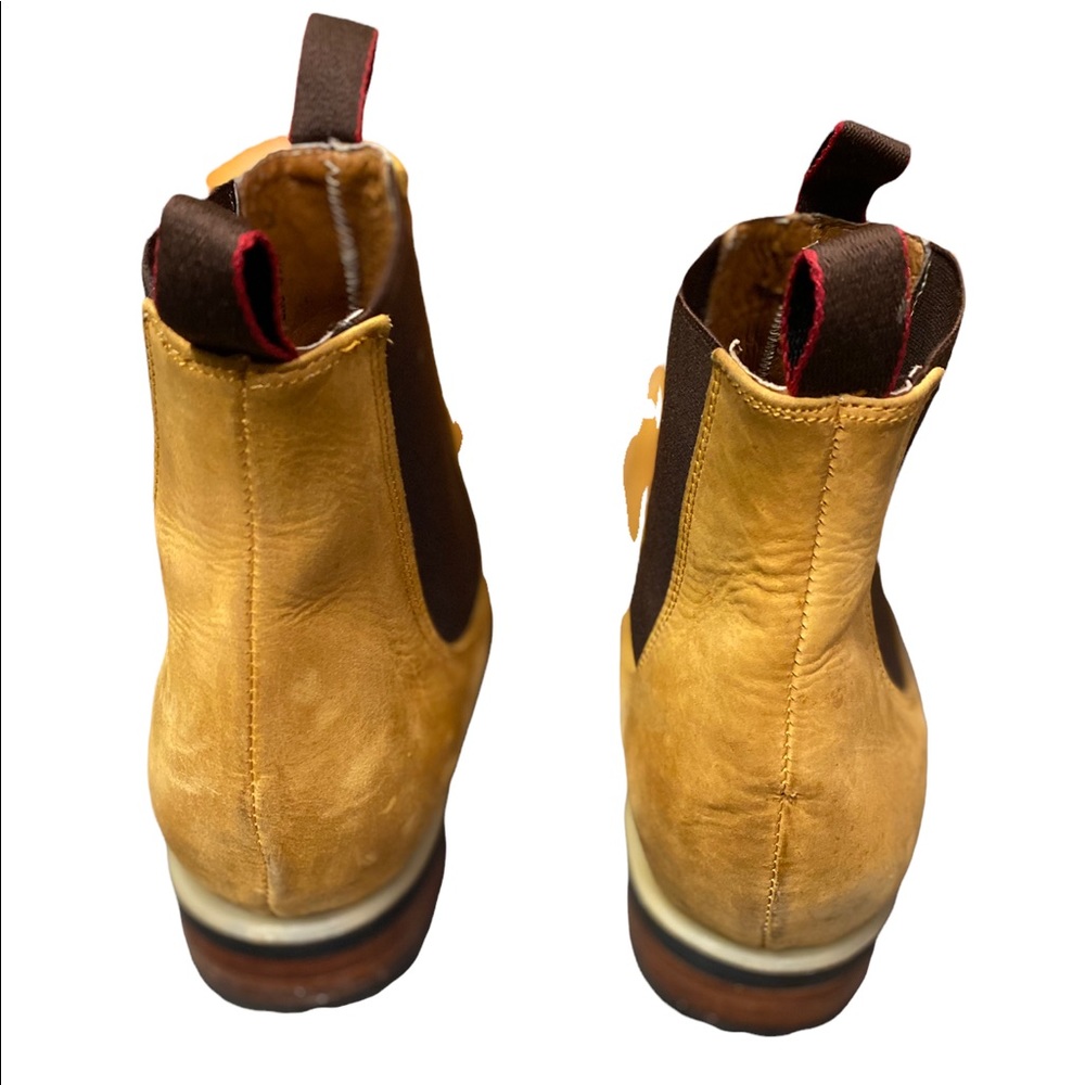 Soto Dallas Square Toe Suede Ankle Boots - Picture 2 of 5
